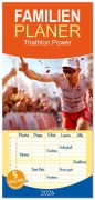 Familienplaner 2026 - Triathlon Power mit 5 Spalten (Wandkalender, 21 x 45 cm) CALVENDO - Peter Roder