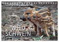 Unverwechselbar - Wildschwein (Tischkalender 2025 DIN A5 quer), CALVENDO Monatskalender - Peter Roder