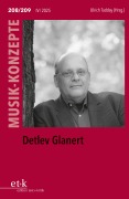 Cover-Bild zum Titel 'MUSIK-KONZEPTE 208/209: Detlev Glanert' von ''