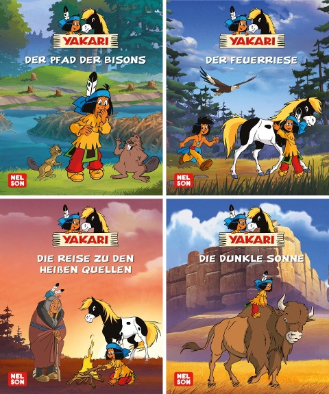 Nelson Mini-Bücher: Yakari 13-16 (20 Exemplare) - 