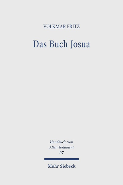 Das Buch Josua - Volkmar Fritz