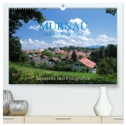 Cover-Bild zum Titel 'Murnau und das Blaue Land - Aquarelle und Fotografien (hochwertiger Premium Wandkalender 2026 DIN A2 quer), Kunstdruck in Hochglanz' von 'Brigitte Dürr'