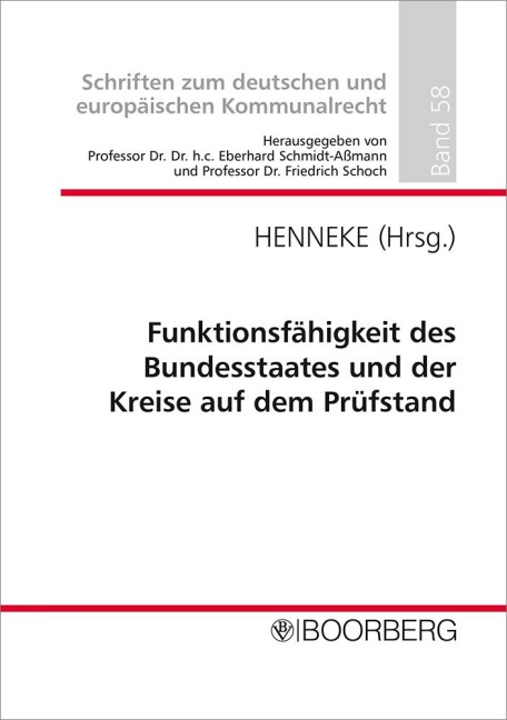 Funktionsfähigkeit des Bundesstaates und der Kreise auf dem Prüfstand - 