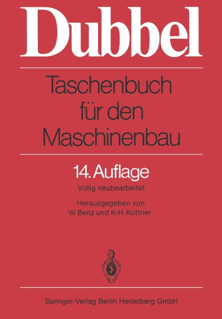 Taschenbuch für den Maschinenbau - 