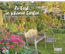 Cover-Bild zum Titel 'Zu Gast in schönen Gärten 2026 - DUMONT Garten-Kalender - Querformat 52 x 42,5 cm - Spiralbindung' von ''