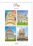 Cover-Bild zum Titel 'Pisa - Reiseplaner (Tischkalender 2026 DIN A5 hoch), CALVENDO Monatskalender' von 'Nina Schwarze'