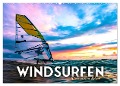 Windsurfen - Wellen und Wind (Wandkalender 2025 DIN A2 quer), CALVENDO Monatskalender - Happy Monkey