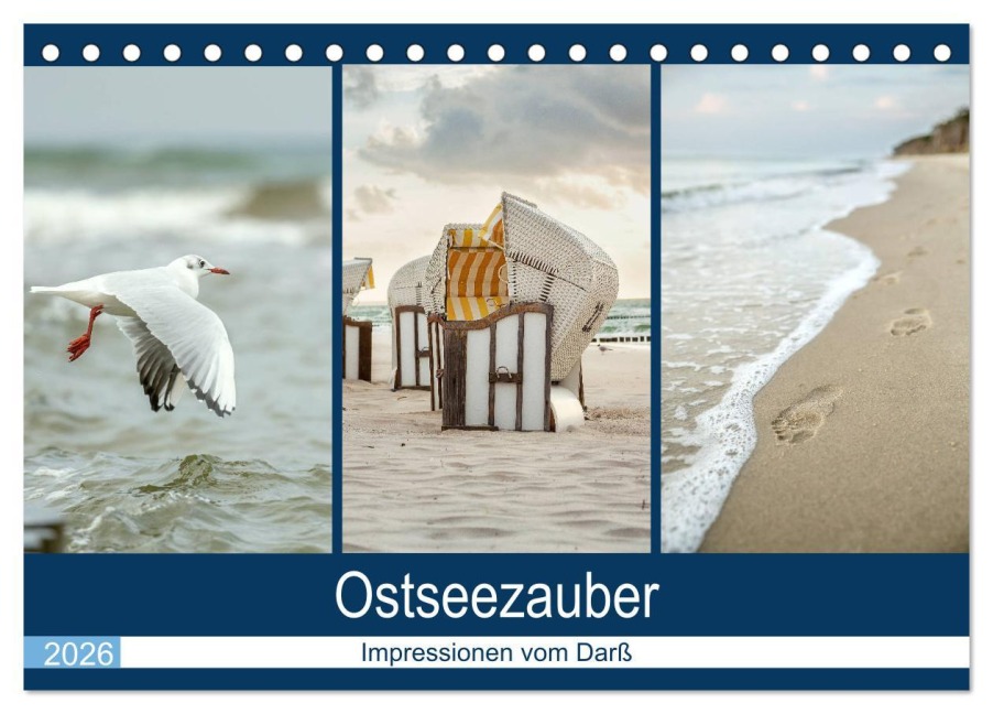 Ostseezauber (Tischkalender 2026 DIN A5 quer), CALVENDO Monatskalender - Linda Geisdorf