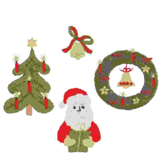 Stick & Stitch Packung, Weihnachtsmann - 