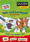 Cover-Bild zum Titel 'Duden Leseprofi - Mal- und Lernspaß für Erstleser. Mitten im Zauberwald' von 'Frauke Nahrgang'