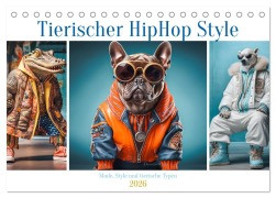 Tierischer HipHop Style (Tischkalender 2026 DIN A5 quer), CALVENDO Monatskalender - Steffen Gierok-Latniak