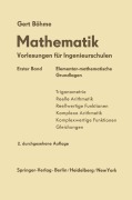 Cover-Bild zum Titel 'Elementar-mathematische Grundlagen' von 'Gert Böhme'