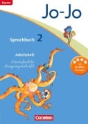 Cover-Bild zum Titel 'Jo-Jo Sprachbuch - Grundschule Bayern. 2. Jahrgangsstufe - Arbeitsheft in Vereinfachter Ausgangsschrift' von 'Frido Brunold, Henriette Naumann-Harms, Rita Stanzel, Isabelle Lechner, Sandra Meeh'