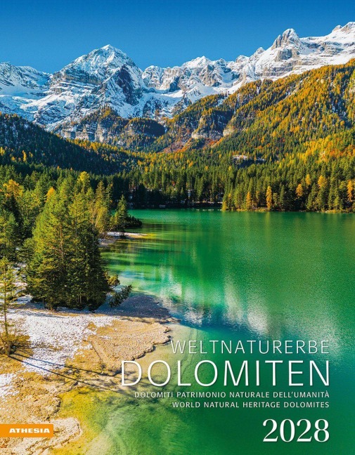 Weltnaturerbe Dolomiten Kalender 2028 - 