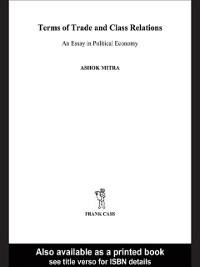 Terms of Trade and Class Relations - Ashok Mitra