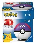 Cover-Bild zum Titel 'Ravensburger 3D Puzzle 11564 - Puzzle-Ball Pokémon Pokéballs - Meisterball - [EN] Master Ball - für große und kleine Pokémon Fans ab 6 Jahren' von ''