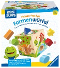 Ravensburger ministeps 4581 Fridas frecher Formen-Würfel, Klassisches Formensortierspiel aus Holz, Baby-Spielzeug ab 1 Jahr - 