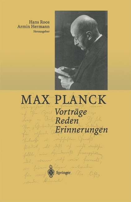 Vorträge Reden Erinnerungen - Max Planck
