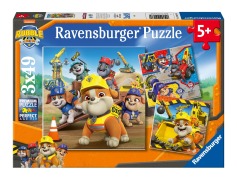 Cover-Bild zum Titel '3x49 Teile - Paw Patrol - Arbeitsfahrzeuge' von ''