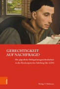 Cover-Bild zum Titel 'Gerechtigkeit auf Nachfrage?' von 'Philipp T. Wollmann'