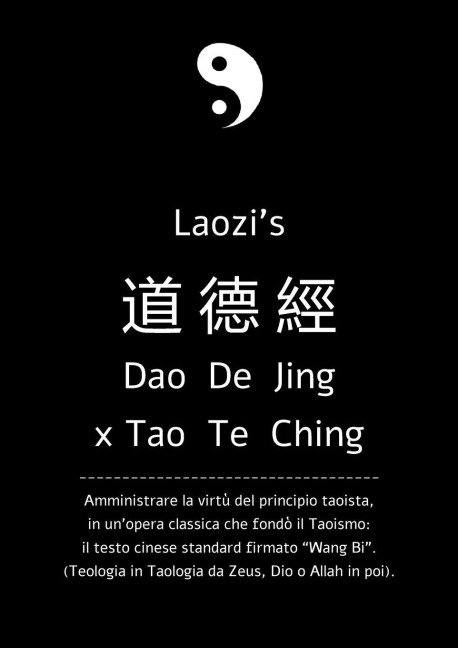 Daodejing, ex Tao Te Ching - Davide Ziliani