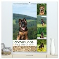 Schäferhunde Langstockhaar zum verlieben (hochwertiger Premium Wandkalender 2024 DIN A2 hoch), Kunstdruck in Hochglanz - Petra Schiller