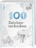 Cover-Bild zum Titel '100 Zeichentechniken' von 'Monika Reiter, Dieter Schlautmann'