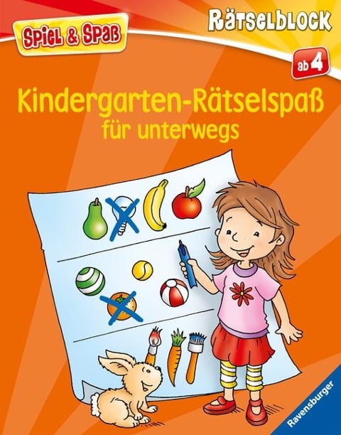 Kindergarten-Rätselspaß für unterwegs - Stefan Lohr