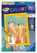 Cover-Bild zum Titel 'CreArt, Malen nach Zahlen Kinder - Neugierige Erdmännchen' von ''