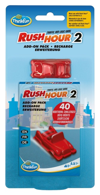 ThinkFun Rush Hour Rush Hour® 2 - Eine Erweiterung - Logikspiel ab 8 Jahre - 