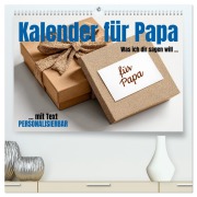 Cover-Bild zum Titel 'Kalender für Papa - Was ich dir sagen will (hochwertiger Premium Wandkalender 2026 DIN A2 quer), Kunstdruck in Hochglanz' von 'Mb Fotografie'