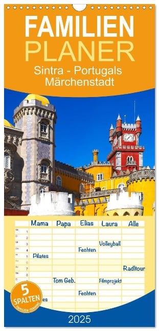 Familienplaner 2025 - Sintra - Portugals Märchenstadt mit 5 Spalten (Wandkalender, 21 x 45 cm) CALVENDO - Marion Meyer - Stimmungsbilder1