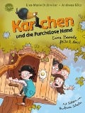 Cover-Bild zum Titel 'Karlchen und die Furchtlose Hand (1). Eine Bande flitzt los!' von 'Lisa-Marie Dickreiter, Andreas Götz'