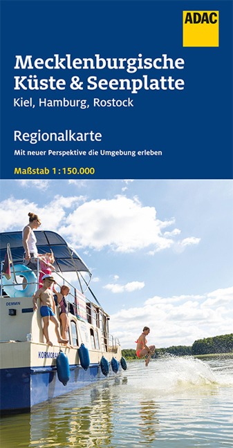 ADAC Regionalkarte Deutschland Blatt 2 Mecklenburgische Küste und Seenplatte - 