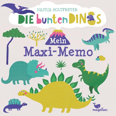 Die bunten Dinos - Mein Maxi-Memo - 