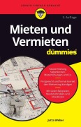 Cover-Bild zum Titel 'Mieten und Vermieten für Dummies' von 'Jutta Weber'