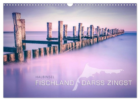 Halbinsel Fischland Darß Zingst (Wandkalender 2024 DIN A3 quer), CALVENDO Monatskalender - Dirk Wiemer