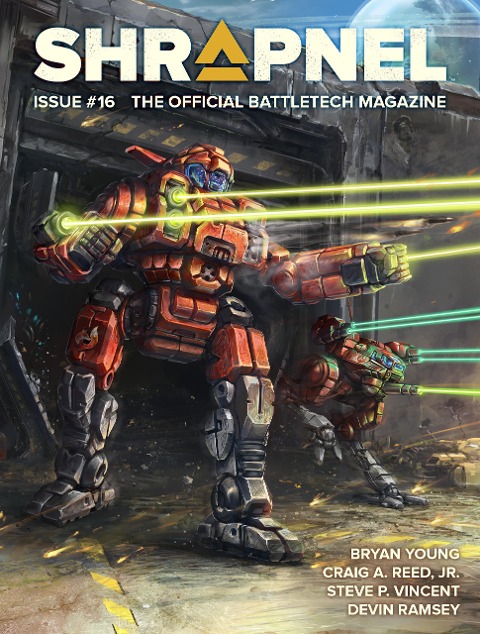 BattleTech: Shrapnel, Issue #16 (The Official BattleTech Magazine) - Philip A. Lee