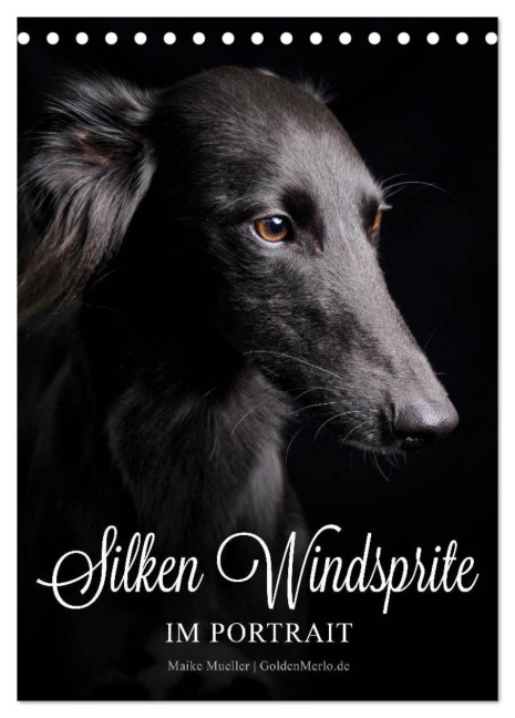 Silken Windsprite im Portrait (Tischkalender 2026 DIN A5 hoch), CALVENDO Monatskalender - Maike Mueller Goldenmerlo. De