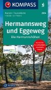 Cover-Bild zum Titel 'KOMPASS Wander-Tourenkarte Hermannsweg und Eggeweg, Die Hermannshöhen 1:50.000' von ''