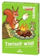 Cover-Bild zum Titel 'black stories junior Tierisch wild!' von 'Andrea Köhrsen'