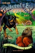 Cover-Bild zum Titel 'Federohr und Flitzepfote - Das sprechende Huhn' von 'Jordis Lank'