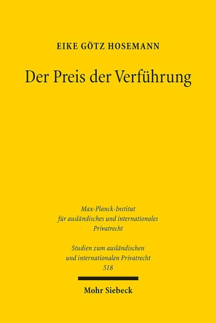 Der Preis der Verführung - Eike Götz Hosemann
