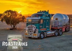 Cover-Bild zum Titel 'Roadtrains Kalender 2026' von ''