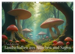 Cover-Bild zum Titel 'Fabelhafte Orte - Landschaften aus Märchen und Sagen (Wandkalender 2026 DIN A3 quer), CALVENDO Monatskalender' von 'Sell Pixs:Sell'