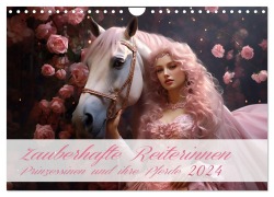 Cover-Bild zum Titel 'Zauberhafte Reiterinnen (Wandkalender 2026 DIN A4 quer), CALVENDO Monatskalender' von 'Ally Bee'