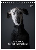 UNDERDOG - Windhundportraits (Tischkalender 2024 DIN A5 hoch), CALVENDO Monatskalender - Tanja Noel