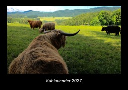 Cover-Bild zum Titel 'Kuhkalender 2027 Fotokalender DIN A3' von 'Tobias Becker'