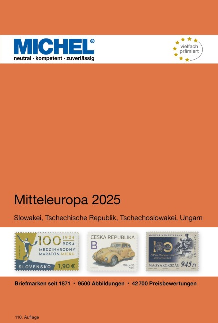 Mitteleuropa 2025 - Michel-Redaktion