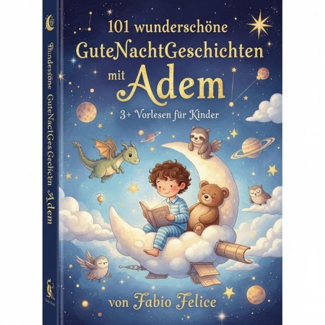 Adem & 101 Wunderschöne Kinder Gutenachtgeschichten mit Adem als Hauptfigur. - Fabio Felice